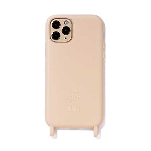 ETUUI Silk Hook Hülle Apple iPhone 12 Mini in beige - hochwertige Schutzhülle, Rundumschutz Handyhülle für Smartphone von ETUUI