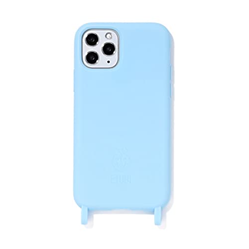 ETUUI Silk Hook Hülle iPhone 13 pro max Hellblau - hochwertige Schutzhülle, Rundumschutz Handyhülle von ETUUI