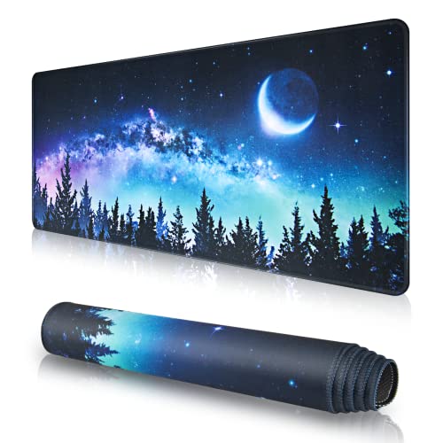 ETZ Großes Gaming-Mauspad, 31,5 x 11,8 x 0,3 cm, mit genähten Kanten, verlängertes Mauspad, langlebige, rutschfeste Naturkautschuk-Basis, waschbares Tastatur-Pad, Schreibtischunterlage für Gamer, Büro ETZ Großes Gaming-Mauspad, 31,5 x 11,8 x 0,3 cm, mit genähten Kanten, verlängertes Mauspad, langlebige, rutschfeste Naturkautschuk-Basis, waschbares Tastatur-Pad, Schreibtischunterlage für Gamer, Büro von ETZ