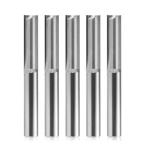 Schaftfräser,CNC fräser,fräser für oberfräse,2 Flöten Gerade Fräser ,fräser 6mm schaft,22 mm Schnittlänge CNC Fräser für Dichteplatte, Massivholz, Sperrholz Schaftfräser,CNC fräser,fräser für oberfräse,2 Flöten Gerade Fräser ,fräser 6mm schaft,22 mm Schnittlänge CNC Fräser für Dichteplatte, Massivholz, Sperrholz von HOZLY