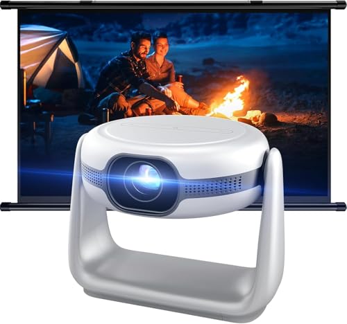 EUARY Akku Beamer Outdoor 4k,【Autofokus/Trapezkorrektur】 Beamer 4k heimkino,1080P Full HD Beamer Unterstüt 4K Video mit Bluetooth,LED Video Projektor Beamer für Smartphone/TV Stick/PS5/USB EUARY Akku Beamer Outdoor 4k,【Autofokus/Trapezkorrektur】 Beamer 4k heimkino,1080P Full HD Beamer Unterstüt 4K Video mit Bluetooth,LED Video Projektor Beamer für Smartphone/TV Stick/PS5/USB von EUARY