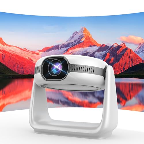 EUARY Akku Beamer Outdoor Projektor mit Autofokus und Trapezkorrektur für Heimkino, unterstützt 1080P Full HD und 4K Video mit WiFi6 Bluetooth, LED-Video-Projektor für Smartphone/TV-Stick/PS5/USB EUARY Akku Beamer Outdoor Projektor mit Autofokus und Trapezkorrektur für Heimkino, unterstützt 1080P Full HD und 4K Video mit WiFi6 Bluetooth, LED-Video-Projektor für Smartphone/TV-Stick/PS5/USB von EUARY
