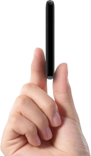 EUARY Powerbank 5000mAh, Kleine und Leichte Power Bank, Mini Tragbares Externer Akku, Handy Power Bank Mit Kabel, Leicht Externer Batterie (Schwarz)… von EUARY