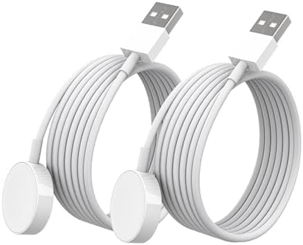 Ladekabel für Apple Watch,(1M) Uhr Kabel USB Tragbare Ladestation Kompatibel mit Apple Watch Serie 9/8/7/6/5/4/3/2/1/SE von EUARY