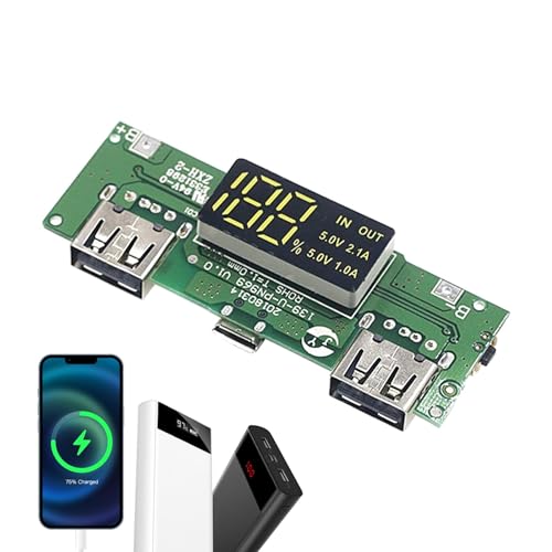 Lademodul für Akku,Lithium-Akku-Ladeplatine | 5V2,4A 2A 1A Akku USB-Lademodul - Haushaltsladegeräte für Taschenlampen, Mobiltelefone und elektronisches Spielzeug Lademodul für Akku,Lithium-Akku-Ladeplatine | 5V2,4A 2A 1A Akku USB-Lademodul - Haushaltsladegeräte für Taschenlampen, Mobiltelefone und elektronisches Spielzeug von EUBEISAQI