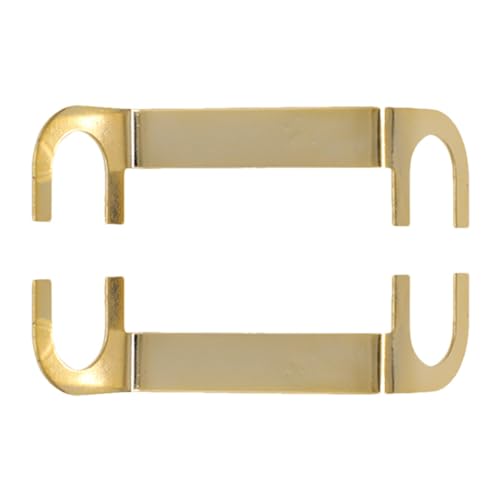 Lautsprecherverkabelungsstecker, Lautsprecherkabelschuhe - 2 Stück Kupfer-Lautsprecherkabelschuhe,Polklemmen, Lautsprecherkabelschuh, Anschlussstecker, Zubehör für Lautsprecher-Anschlussdosen von EUBEISAQI