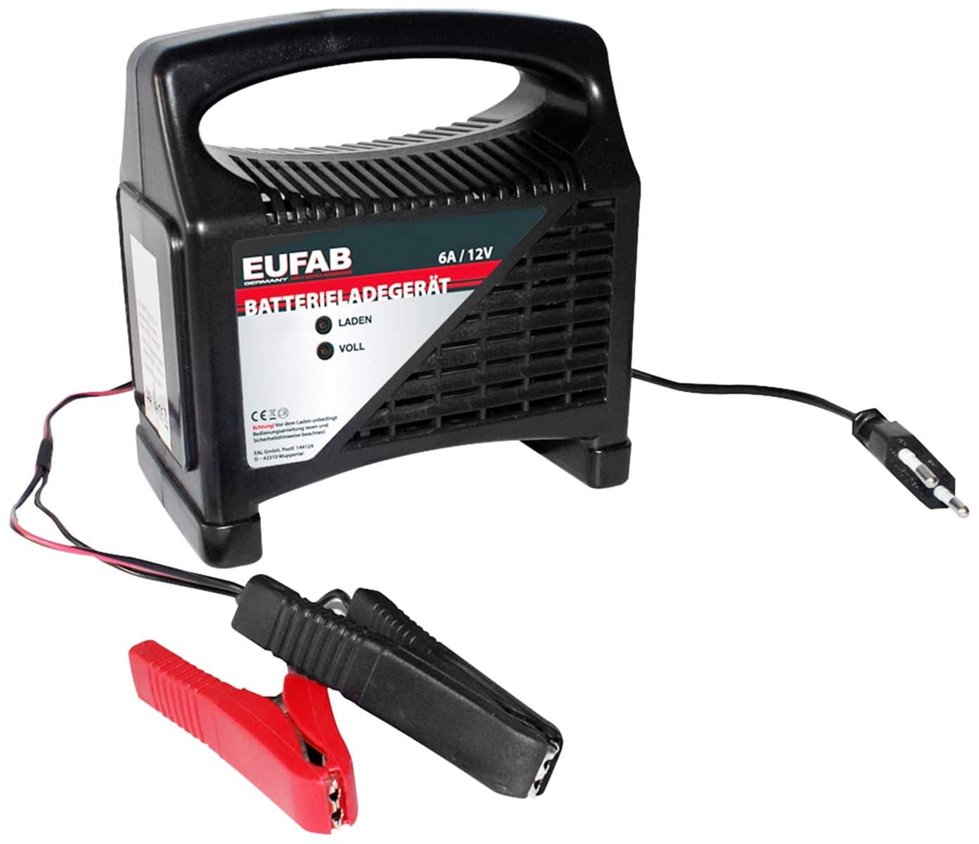 EUFAB Batterie-Ladegerät 16542, 12 V, 6 A von EUFAB