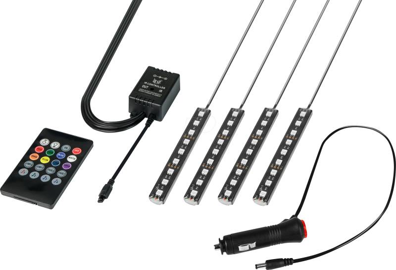 KFZ 13459 - KFZ - Innenraumbeleuchtung, LED, RGB, 12 V von EUFAB