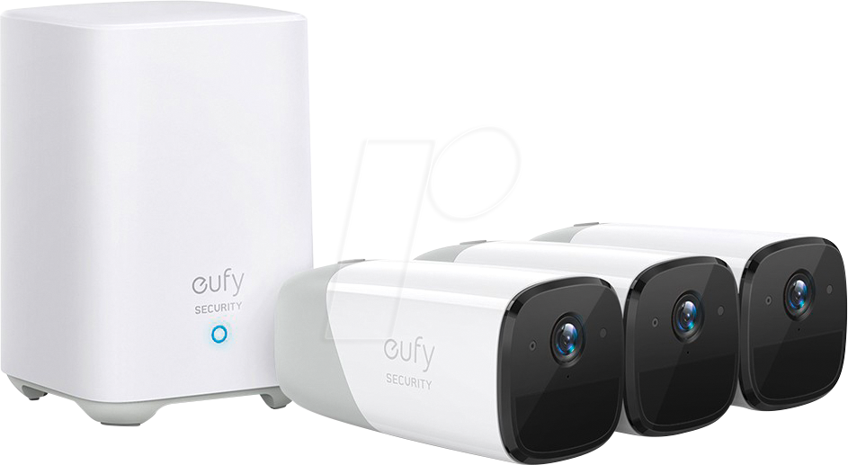 EUFY T88523D2 - Überwachungskamera, IP, WLAN, außen, 3 Stück von EUFY
