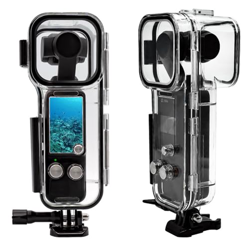 EUGOOCX 45 m wasserdichtes Gehäuse für DJI Osmo Pocket 3, Unterwasser-Tauch-Schutzhülle mit Halterung (bis zu 60 Meter Stufe), Action-Kamera-Zubehör von EUGOOCX