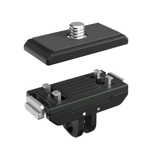 EUGOOCX Schnellwechsel-Halterung für Insta360 Ace Pro/für Insta360 Ace, 1/4 Gewinde magnetischer Basisadapter für Ace Pro Action-Kamera-Zubehör (Schnellwechselhalterung + obere Abdeckung) von EUGOOCX