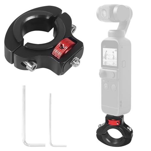 EUIEUT 360° drehbarer Ständer für Action-Kamera aus Aluminiumlegierung, Action Kamera Fahrradhalterung, 1/4 Schraube Fahrradclip schwarz/rot Lenkerkamerahalterung für Fahrräder und Motorräder EUIEUT 360° drehbarer Ständer für Action-Kamera aus Aluminiumlegierung, Action Kamera Fahrradhalterung, 1/4 Schraube Fahrradclip schwarz/rot Lenkerkamerahalterung für Fahrräder und Motorräder von EUIEUT