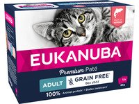 Eukanuba Euk Cat Adult Salmon Pate 12x85g von EUKANUBA