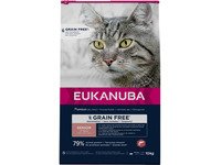 Eukanuba Euk Cat Senior Grainfree Salmon 10 kg von EUKANUBA