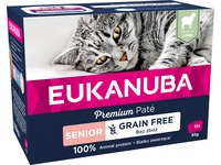 Eukanuba Euk Cat Senior Lamb Pate 12x85g von EUKANUBA