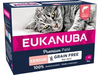 Eukanuba Euk Cat Senior Salmon Pate 12x85g von EUKANUBA