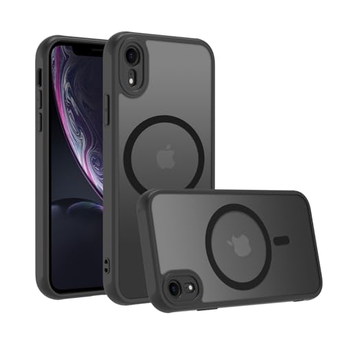 EUMADOVE für iPhone XR Hülle Stoßfest Militärstandard FallSchutz Handyhülle, Mattierte Durchscheinende Rückseite Schutzhülle, Anti-Fingerabdruck Schwarz EUMADOVE für iPhone XR Hülle Stoßfest Militärstandard FallSchutz Handyhülle, Mattierte Durchscheinende Rückseite Schutzhülle, Anti-Fingerabdruck Schwarz von EUMADOVE