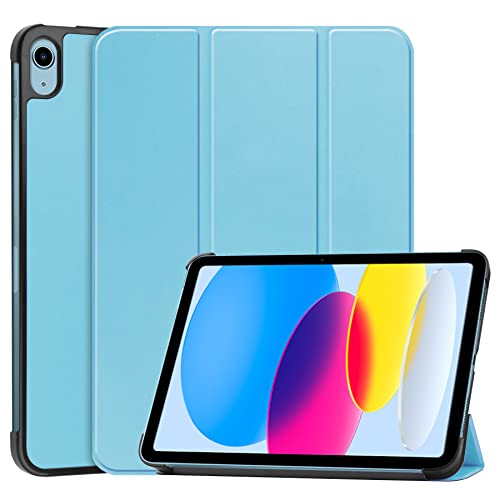 Hybrid-Schutzhülle für iPad A16 11. Generation 27,7 cm (11 Zoll) 2025/10. 2022, stoßfeste Stand-Schutzhülle, iPad-Hülle, mit weicher TPU-Rückseite, Himmelblau, iPad (A16) 11. 2025/10. 10,9 2022) von EUMADOVE
