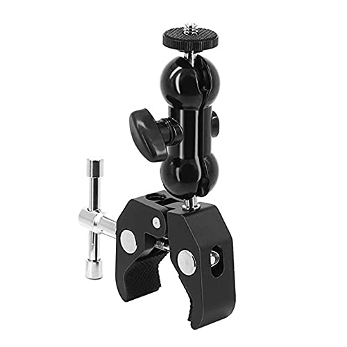 EUNEWR Kamera Klemme Halterung mit Mini Magic Gelenk Arm,1/4" Klemmstativ mit Super Klemme und 360° Kugelkopfarm, Handyhalterung Blitzschuh Stativkopf Tischklemme Stativ für DSLR Kamera Feldmonitor EUNEWR Kamera Klemme Halterung mit Mini Magic Gelenk Arm,1/4" Klemmstativ mit Super Klemme und 360° Kugelkopfarm, Handyhalterung Blitzschuh Stativkopf Tischklemme Stativ für DSLR Kamera Feldmonitor von EUNEWR