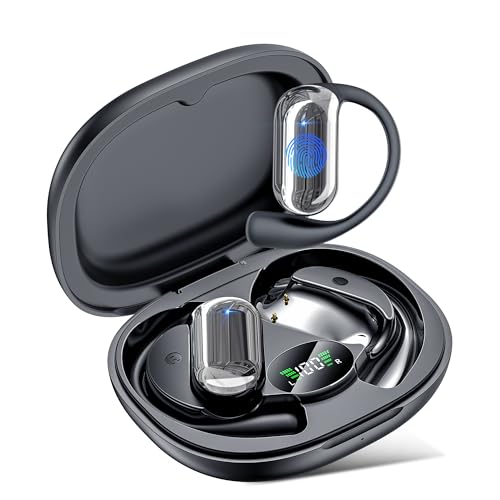 EUQQ Sport Bluetooth 5.4 Open Ear Kopfhörer Kabellos mit 4 HD Mics, 40 Stunden Wiedergabe für iOS und Android EUQQ Sport Bluetooth 5.4 Open Ear Kopfhörer Kabellos mit 4 HD Mics, 40 Stunden Wiedergabe für iOS und Android von EUQQ