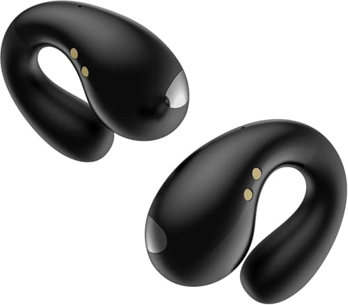 EUQQ Ultra-offene, kabellose Bluetooth-In-Ear-Kopfhörer – Ergonomische In-Ear-Kopfhörer zum Anklippen, kleine wasserdichte Knochenleitungs-Kopfhörer, perfekt für Sport, Fitness und Training. EUQQ Ultra-offene, kabellose Bluetooth-In-Ear-Kopfhörer – Ergonomische In-Ear-Kopfhörer zum Anklippen, kleine wasserdichte Knochenleitungs-Kopfhörer, perfekt für Sport, Fitness und Training. von EUQQ