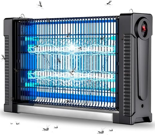 Elektrischer Insektenvernichter, EUQQZU 20W Mückenlampe mit UV Lampe, Insektenfalle Effektive Fliegenfalle für Innen Mücken Fliegender Insekten von EUQQZU