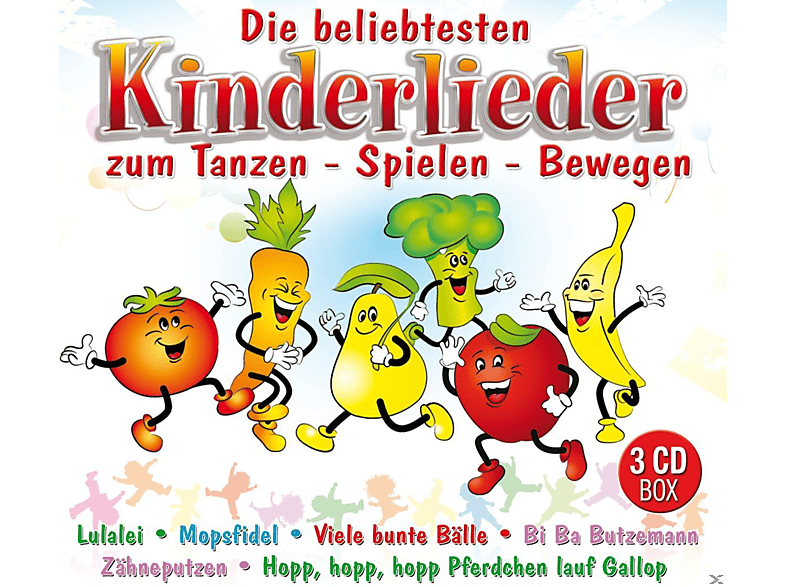 VARIOUS - Die Beliebtesten Kinderlieder (3 CD Box) (CD) von EURO TREND