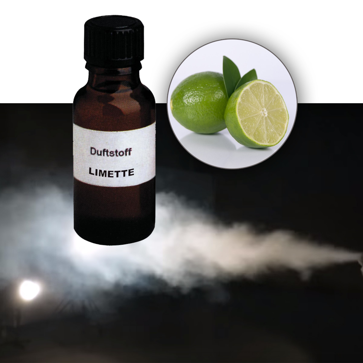 Duftstoff für Nebelfluid LIMETTE - 20ml Flasche Duftstoff für Nebelfluid LIMETTE - 20ml Flasche von EUROLITE