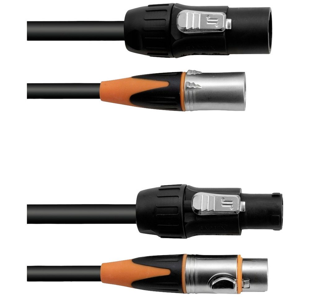 EUROLITE Eurolite Hybrid DMX Verbindungskabel [1x XLR-Buchse 3 polig - 1x XLR-B Audio- & Video-Kabel, (150.00 cm) von EUROLITE