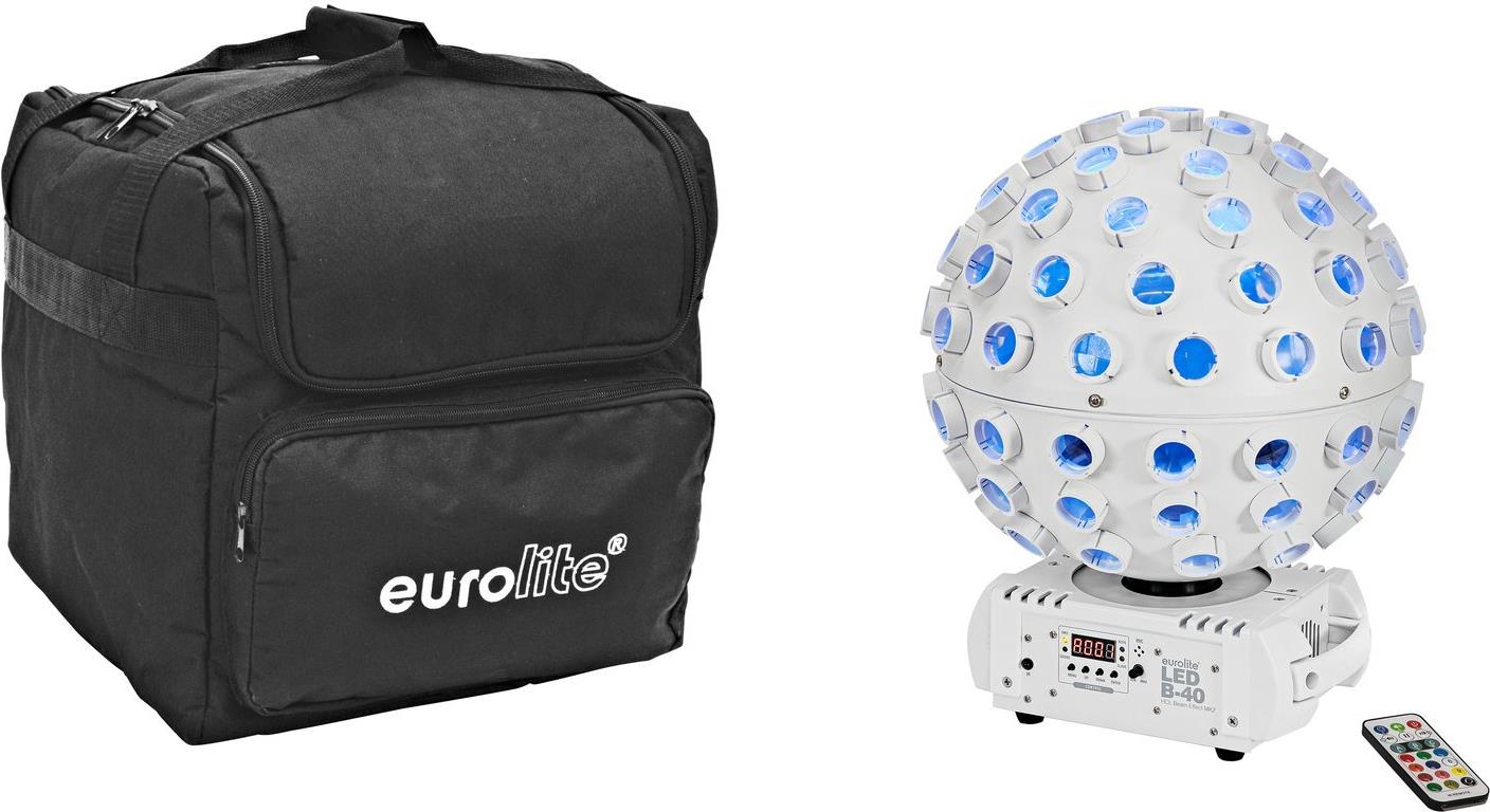 EUROLITE Set LED B-40 HCL MK2 wei� + Soft-Bag (20000994) von EUROLITE