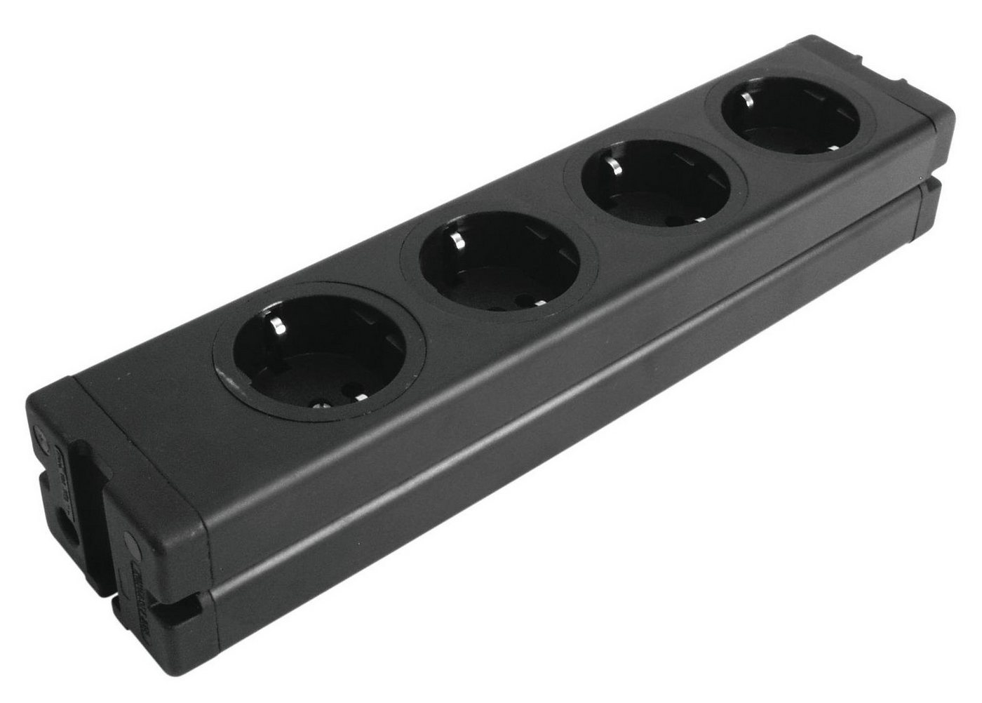 EUROLITE Stromverteiler EUROLITE Steckdosenleiste 4-fach ALU sw EUROLITE Stromverteiler EUROLITE Steckdosenleiste 4-fach ALU sw von EUROLITE