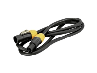 Eurolite IP T-Con XLR Verbindungskabel [1x XLR-Stecker - 1x XLR-Buchse] 1.5 m Schwarz/Orange (30247750) von EUROLITE