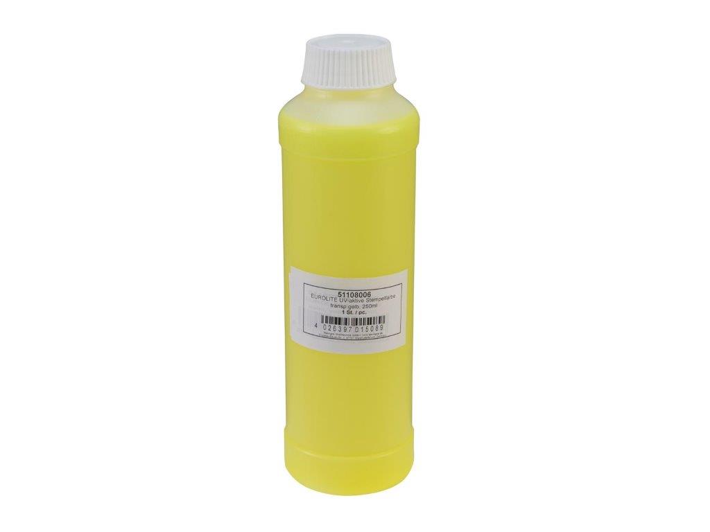 UV -aktive Stempelfarbe - transparent gelb - 250ml von EUROLITE