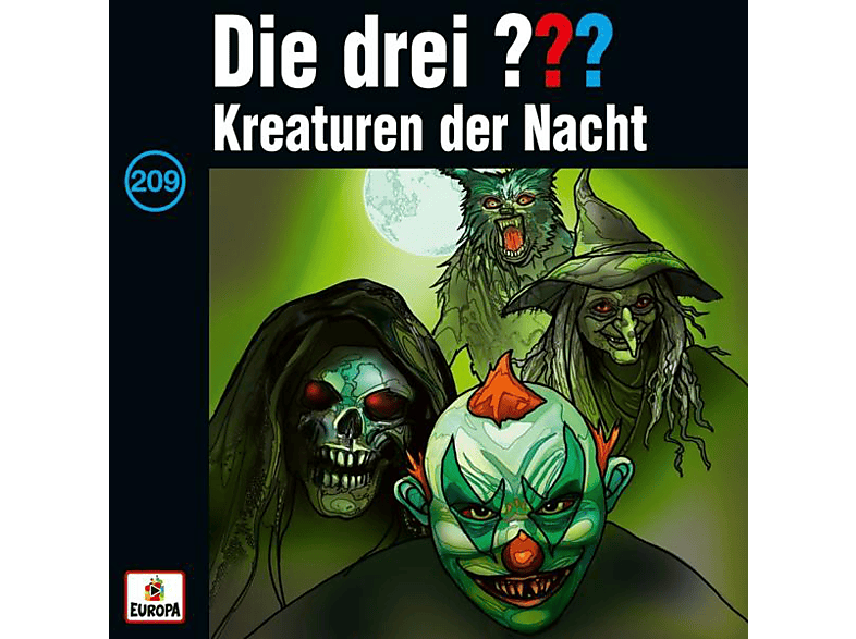 Die Drei ??? - 209/Kreaturen der Nacht (CD) von EUROPA/SON