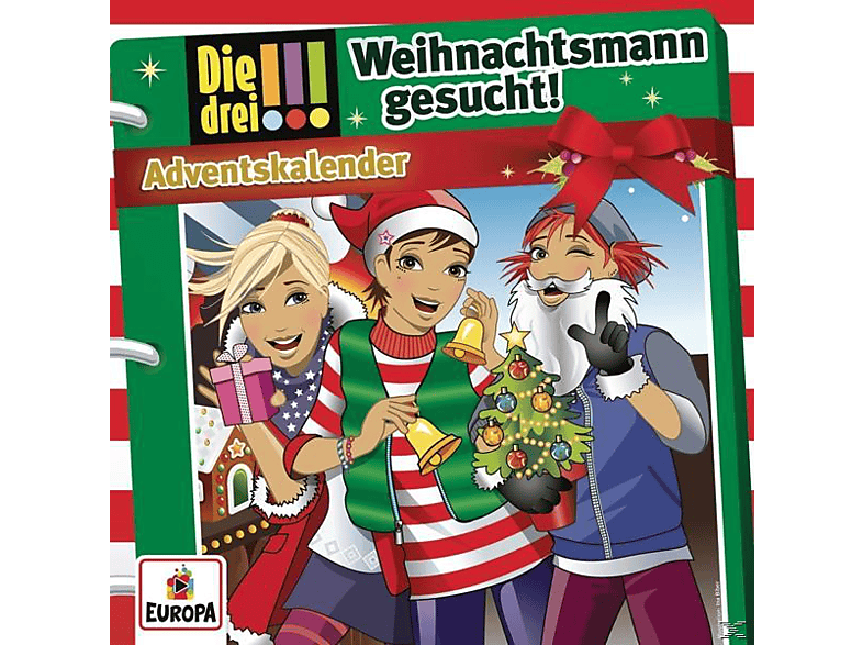 Die Drei ??? - Adventskalender 2016-Weihnachtsmann gesucht (CD) von EUROPA/SON