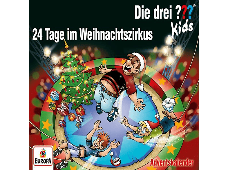 Die Drei ??? Kids - Adventskalender-24 Tage im Weihnachtszirkus (CD) von EUROPA/SON
