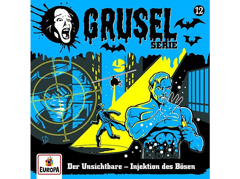Gruselserie - Folge 12: Der Unsichtbare Injektion des Bösen (CD) von EUROPA/SONY MUSIC FAMILY ENTER