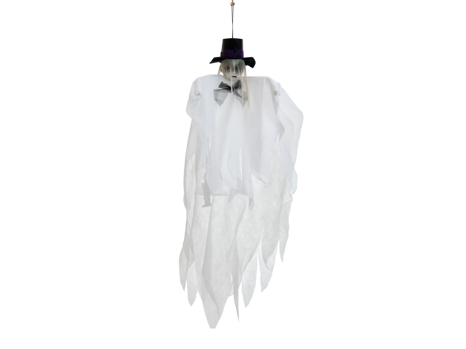 Halloween Figur - weiße Geisterpuppe - 70cm - formbar - zum Aufhängen Halloween Figur - weiße Geisterpuppe - 70cm - formbar - zum Aufhängen von EUROPALMS