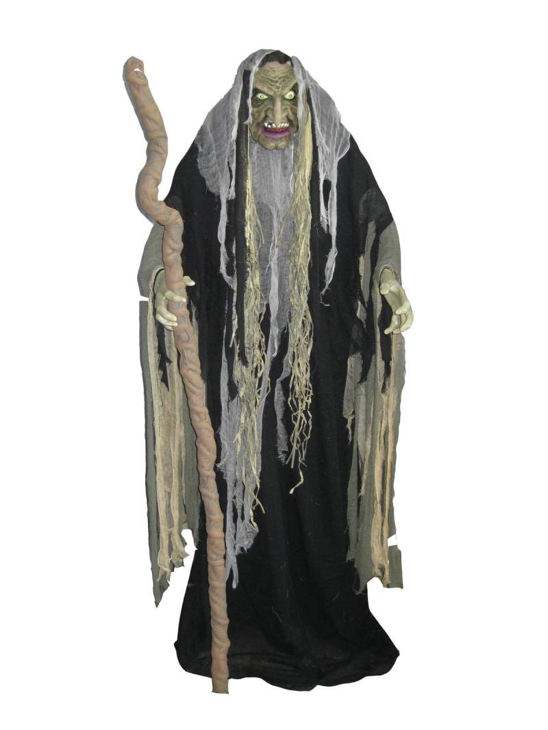Hellxunar - der Höllenfürst - bewegte Halloween Figur - 153cm zum Stellen - LED Effekte & Geräusche von EUROPALMS
