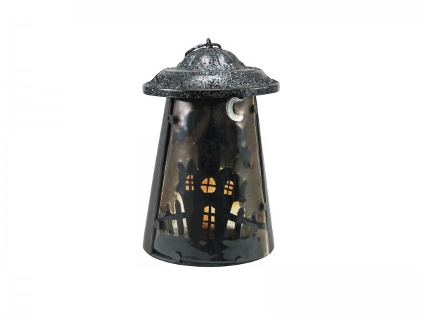 Laterne Spukschloss - Metalllaterne mit Glasscheibe - H: 23cm - für... Laterne Spukschloss - Metalllaterne mit Glasscheibe - H: 23cm - für... von EUROPALMS