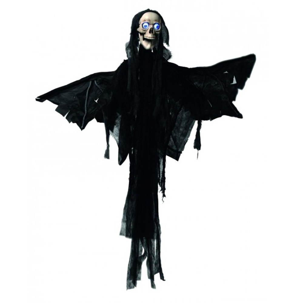 Todes Engel - animiert - Halloween - Figur 1,60m - Bewegt den Kiefer beim Sprechen - Leuchtaugen Todes Engel - animiert - Halloween - Figur 1,60m - Bewegt den Kiefer beim Sprechen - Leuchtaugen von EUROPALMS