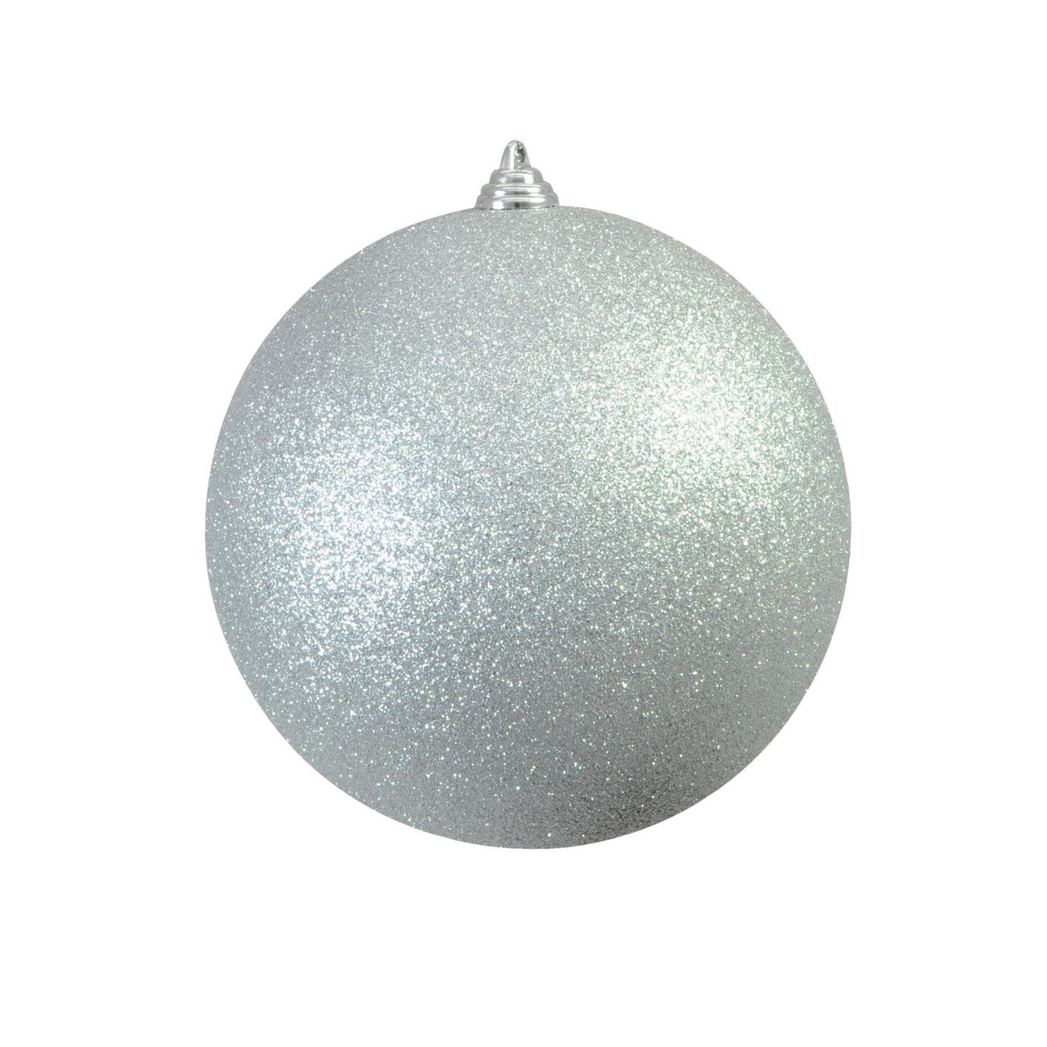 XL Dekokugel 20cm - Baumkugel - silber glitzernd - Innendeko - robustes Polyethylen XL Dekokugel 20cm - Baumkugel - silber glitzernd - Innendeko - robustes Polyethylen von EUROPALMS