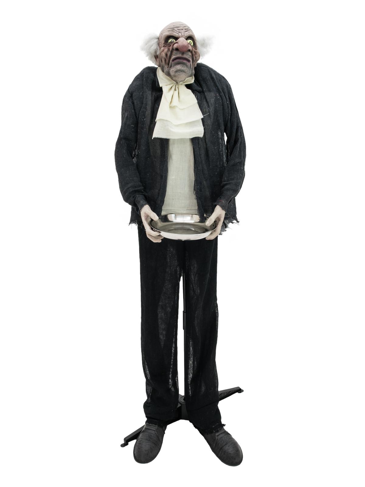 Zombie-Butler - bewegte Halloween Figur - mit Licht und Soundeffekten - 164cm - Geräuschsensor Zombie-Butler - bewegte Halloween Figur - mit Licht und Soundeffekten - 164cm - Geräuschsensor von EUROPALMS