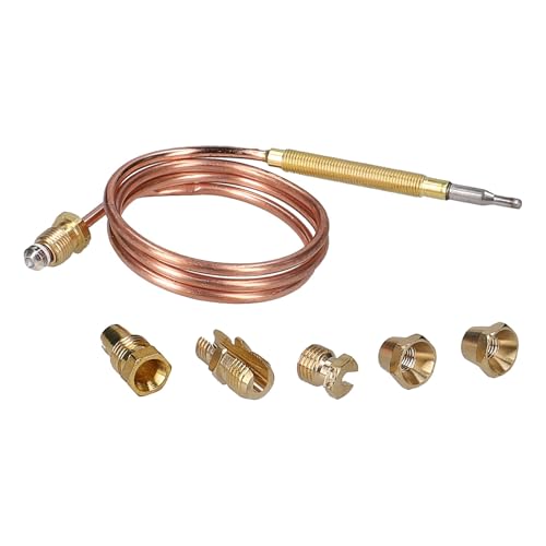 Thermoelement Thermoelektrische Zündsicherung 900 mm mit Adaptern UNIVERSAL für Gasherd Gas Backofen Gasgrill Heizgerät Gaskessel Therme Terassenheizstahler Thermoelement Thermoelektrische Zündsicherung 900 mm mit Adaptern UNIVERSAL für Gasherd Gas Backofen Gasgrill Heizgerät Gaskessel Therme Terassenheizstahler von EUROPART
