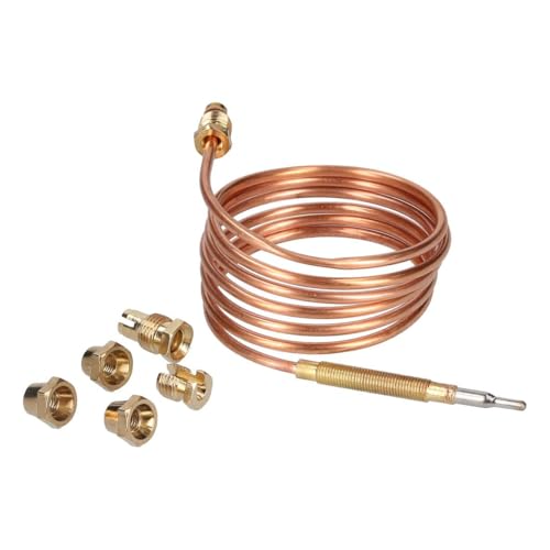 UNIVERSAL Thermoelement Thermoelektrische Zündsicherung 1200 mm mit Adaptern für Gasgrill Gasherd Gas Backofen Heizgerät Gaskessel Therme Terassenheizstahler UNIVERSAL Thermoelement Thermoelektrische Zündsicherung 1200 mm mit Adaptern für Gasgrill Gasherd Gas Backofen Heizgerät Gaskessel Therme Terassenheizstahler von Europart