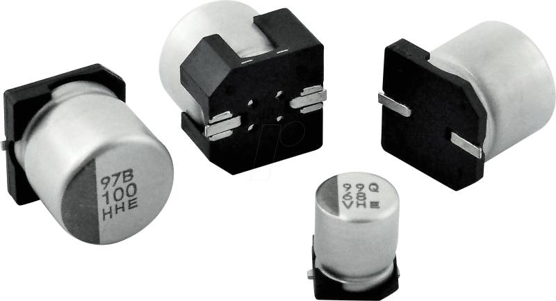 ECC HXE250ARA101 - ELKO-Polymere Hybrid SMD, 100 µF, 25 V, 135°C, 6,3 x 7,7 mm von EUROPE CHEMI-CON