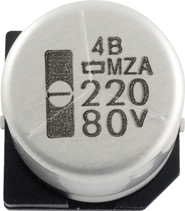 ECC ZA250101MF8 - SMD-Elko, 100µF, 25V, 105°C, 2000h von EUROPE CHEMI-CON
