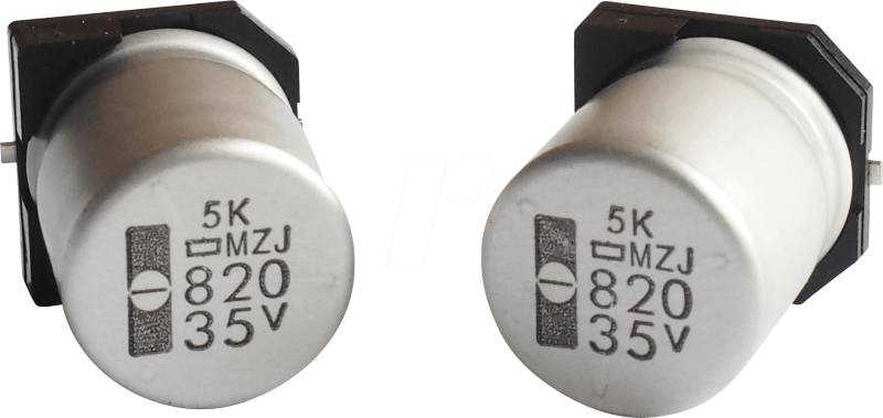 ECC ZJ100122MJA - SMD-Elko, 1200µF, 10V, 105°C, 2000h von EUROPE CHEMI-CON