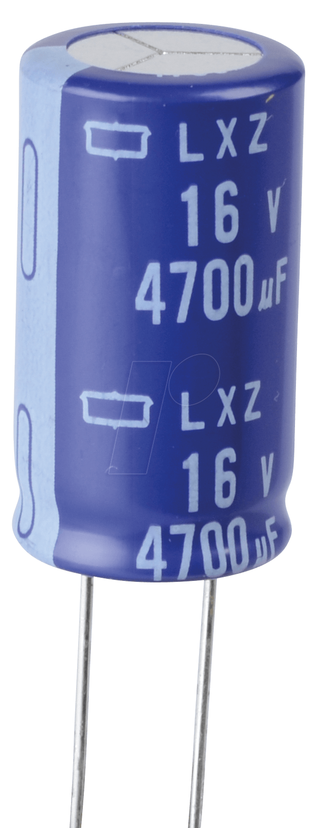 RAD LXZ 16/4K7 - Elko radial, 4700 µF, 16 V, 105°, Low ESR, 16x30 mm, RM 7,5 von EUROPE CHEMI-CON