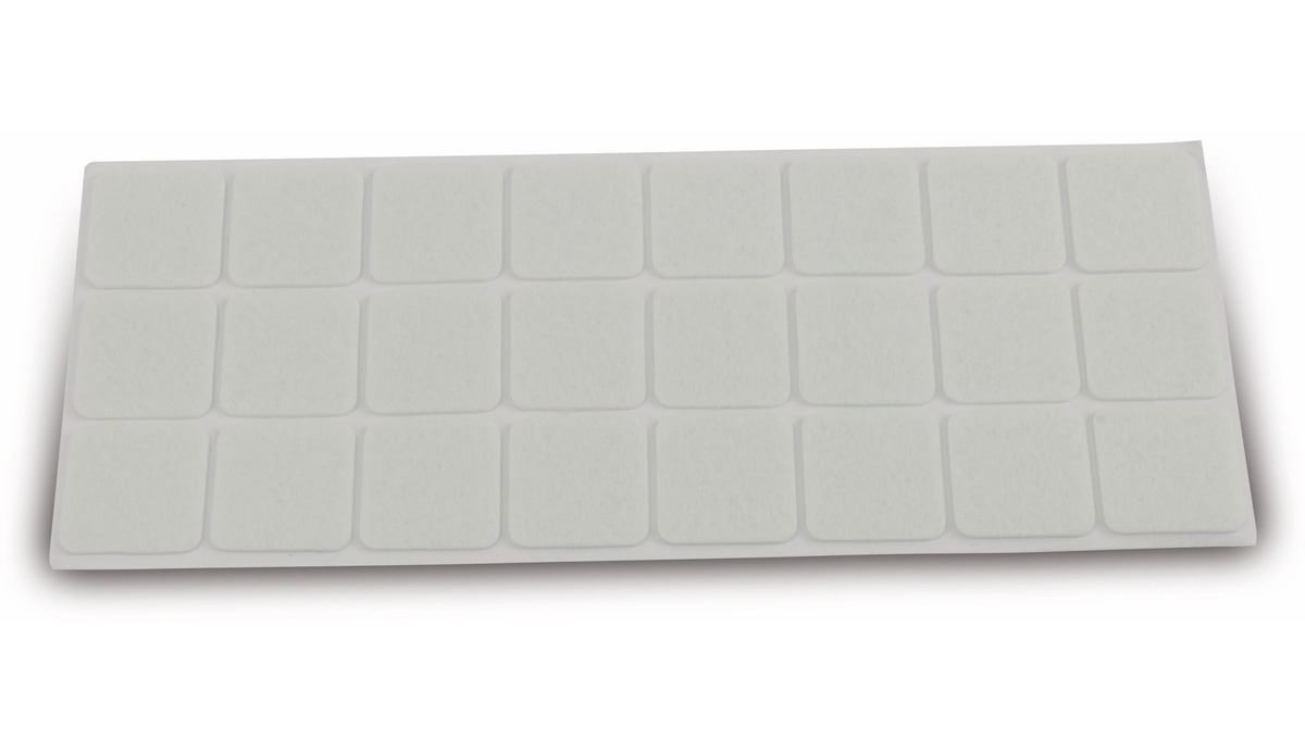 EUROTOOLS Filzgleiter 340-NBFR, 28x28 mm, weiß, 24 Stück EUROTOOLS Filzgleiter 340-NBFR, 28x28 mm, weiß, 24 Stück von EUROTOOLS